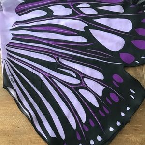 Purple Fabric Monarch Butterfly Wings